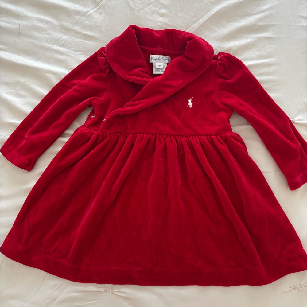 Ralph Lauren Red Kids Dress